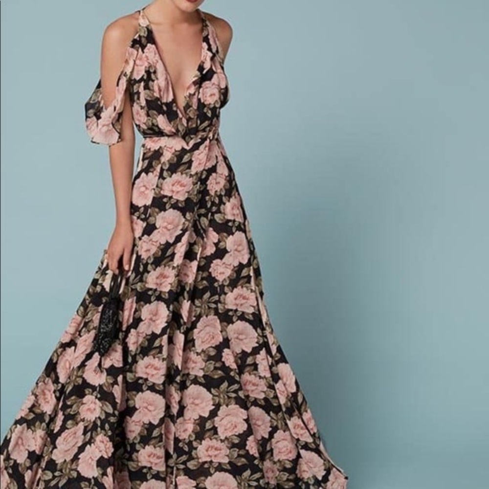Reformation Cordelia Dress floral maxi